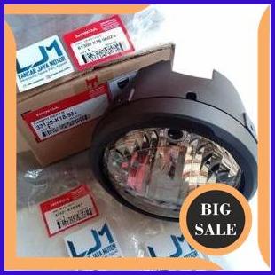 sparepart REFLEKTOR LAMPU DEPAN SET CB VERZA 150 HEAD LAMP HEADLIGHT BATOK CB VERZA ORIGINAL 140ZZ3