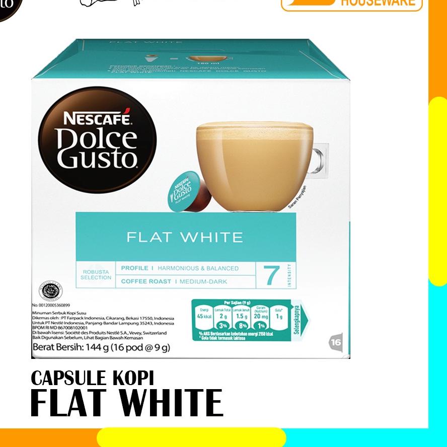 

☀ Capsule NDG Nescafe Dolce Gusto Flat White 1 Box Original Nestle ♠