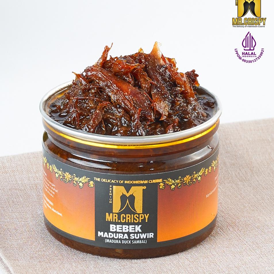 

Flash Sale Bebek Madura Suwir/Sambel Bebek Madura/Bumbu Ireng Asli Madura Mr.Crispy