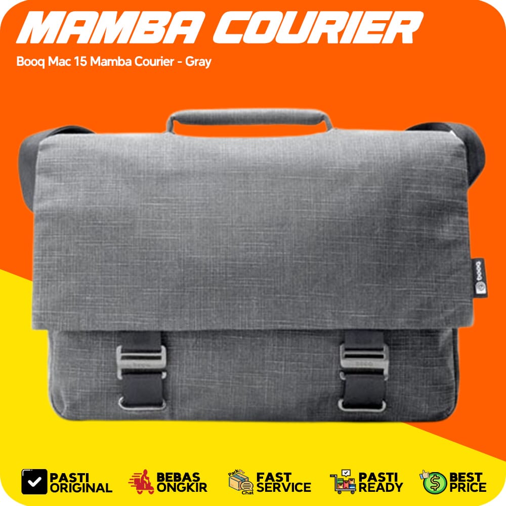 Tas Laptop Balistic Nylon Booq Mac 15 Mamba Courier Gray