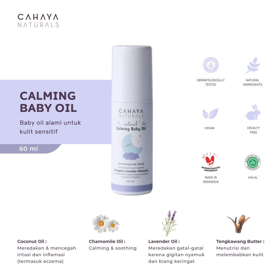 CAHAYA NATURALS Calming Baby Oil