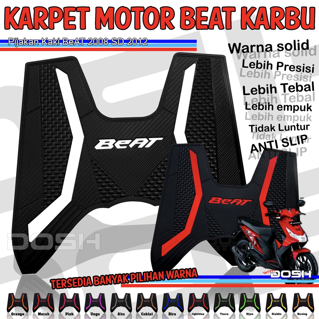 Karpet motor beat karbu - Karpet beat karbu - Aksesoris beat karbu