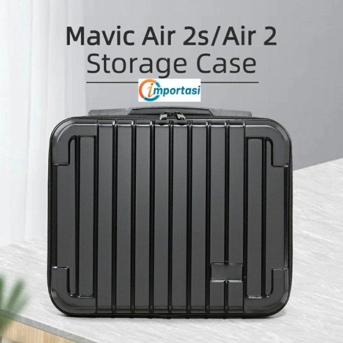 Tas Drone DJI Mavic Air 2 / 2S Hard Case Protective Storage Waterproof - Hitam