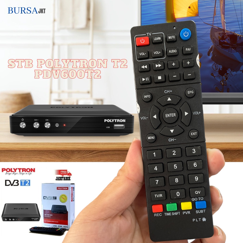 REMOTE STB POLYTRON DVB-T2 PDV 600T2
