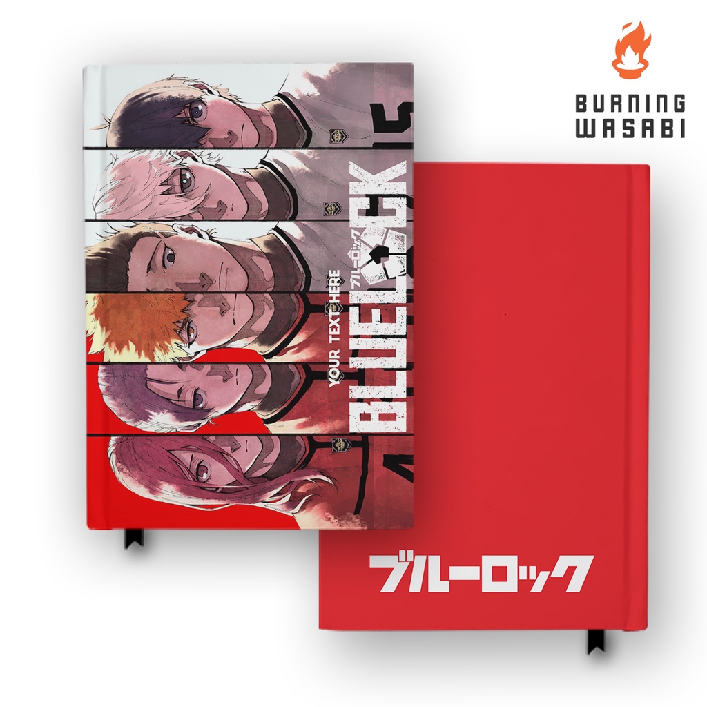 

Notebook Buku Blue Lock 1 Anime Hardcover Agenda Custom Nama Diary Jurnal Agenda A5 A6