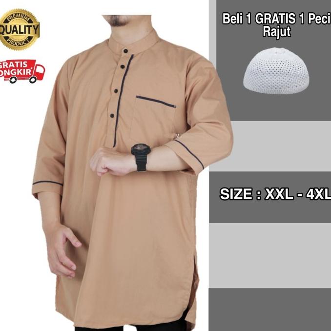 BIG SIZE Baju Koko Pakistan / Baju Koko Pria / Baju Muslim Pria