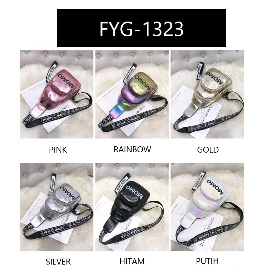 FYGALERY FYG1323 Waist Bag Wanita Tas Selempang Perempuan Fashion Korea Simple