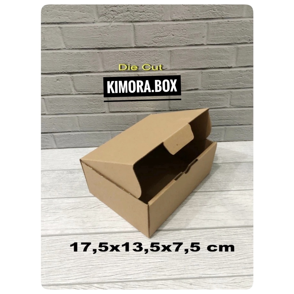 

Kardus uk. 17,5x 13,5x7,5 cm....Die Cut kotak box untuk Aksesoris dll