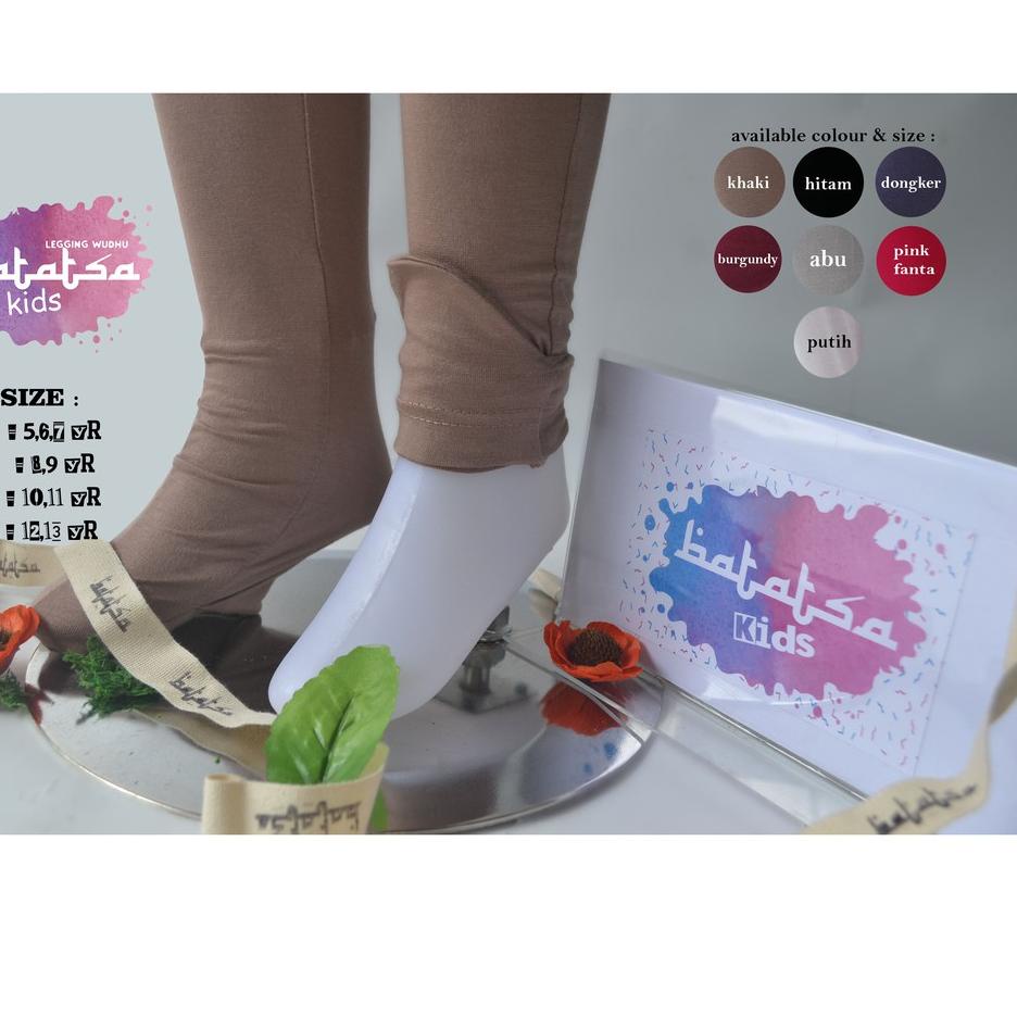 ♣ Legging Anak / Legging Wudhu Anak / Legging Anak Batatsa / Stocking Anak / Legging Rayon ➷