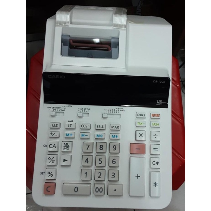 

Casio Calculator DR 120 R / Calculator Printing