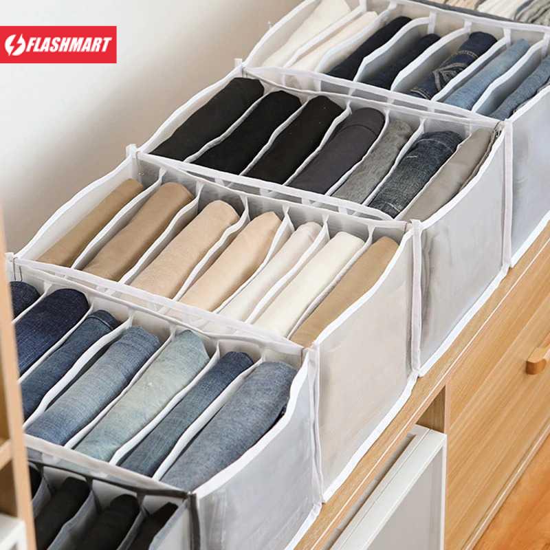 Flashmart Kotak Sekat Pembatas Pakaian T-Shirt Box 9 Grid - M1468