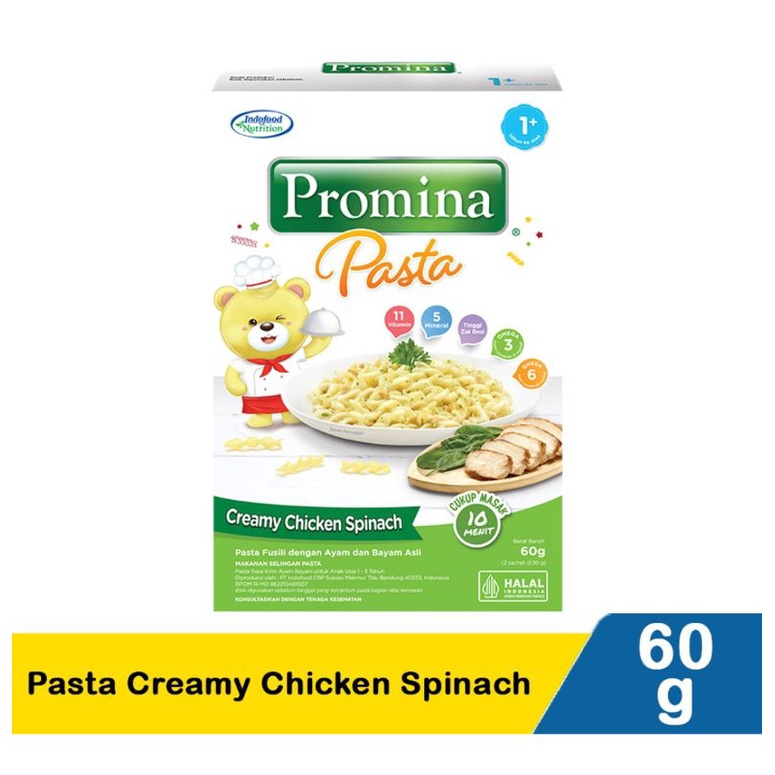 promina pasta creamy chicken spinach