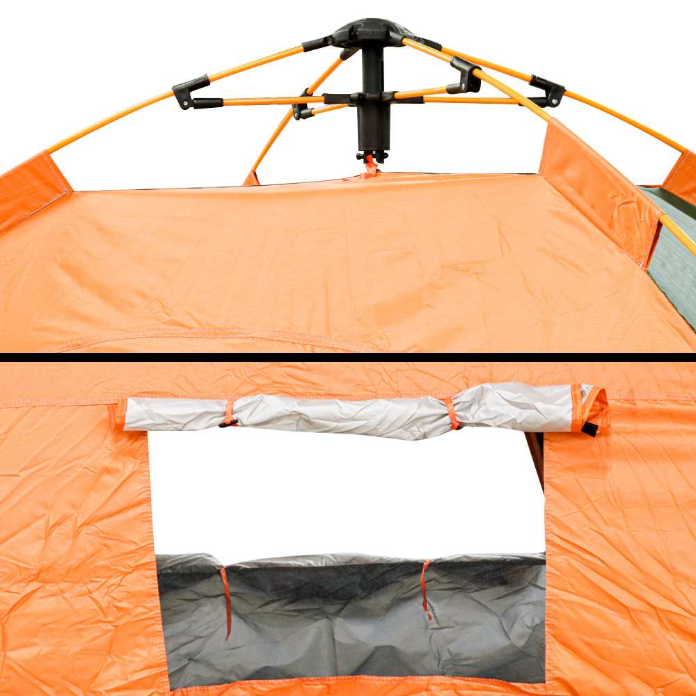 Tenda Camping Buka Otomatis Quick Open Waterproof Kapasitas 2-3 Orang