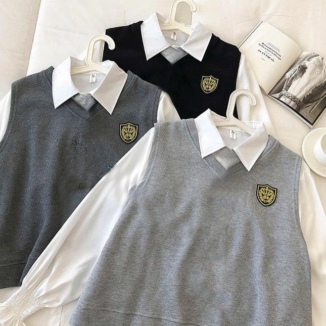 SIAP KIRIM Sofa set - Vest rompi wanita - rompi wanita - Set korean style