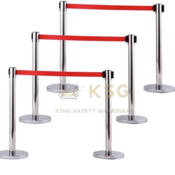 

Terlaris Tiang Antrian Putih Pita Merah