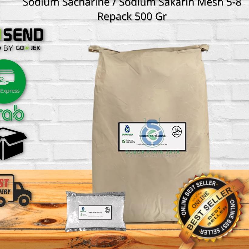 

✻ Sakarin / Sodium Sakarin / sodium sacharine mesh 5-8 kasar biang (500gr) ☉