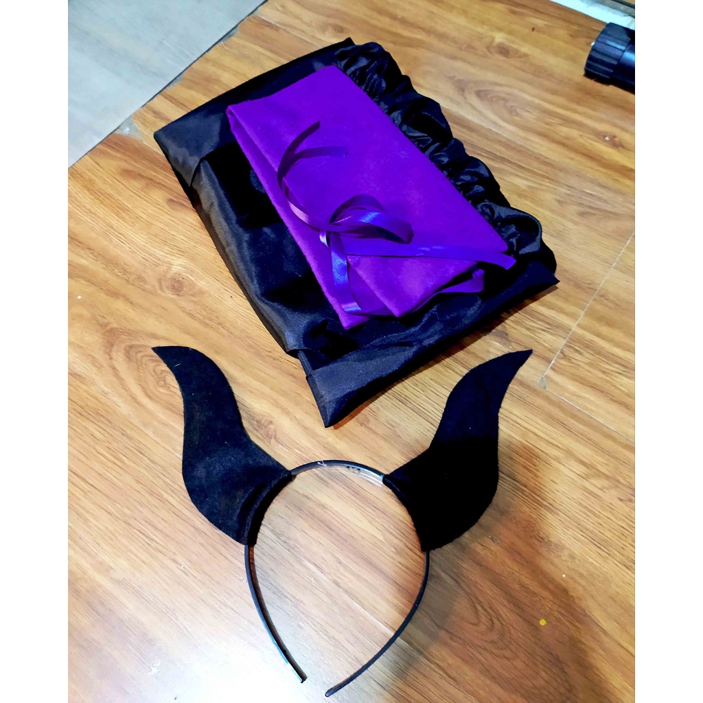 Set Jubah Maleficent - Jubah Karakter - Cosplay