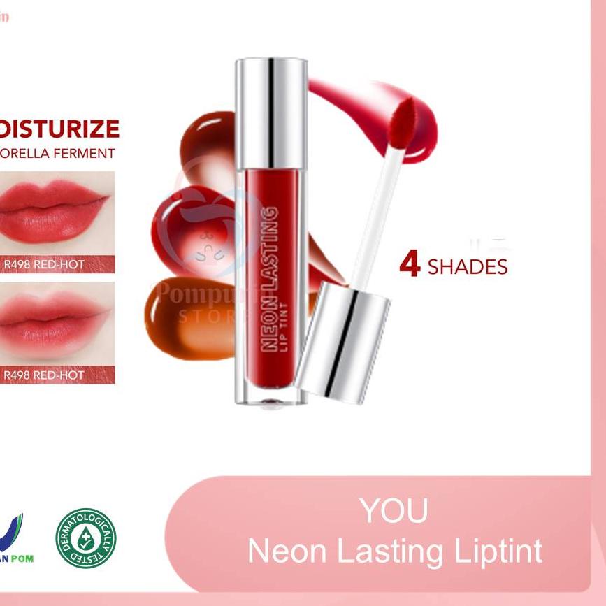 ♚ YOU Neon Lasting Liptint - Liptint Tahan Lama Halal Original  ◊