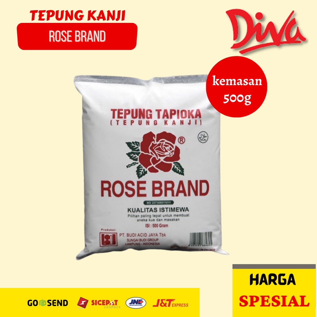 

[500gr] Tepung kanji Rosebrand | Tepung Tapioka Rose brand