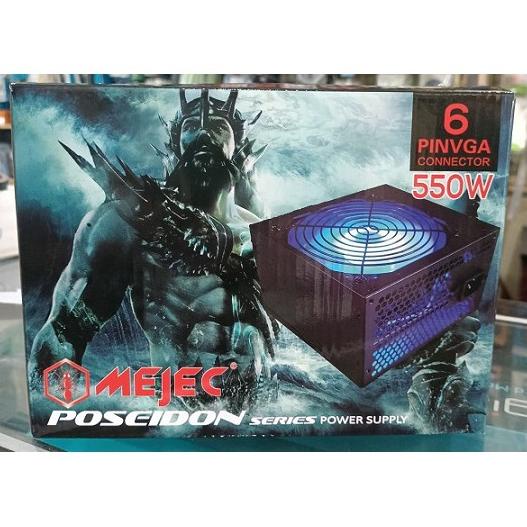 PSU PC Komputer Gaming - Power Supply 550w 6 Pin VGA Mejec Poseidon