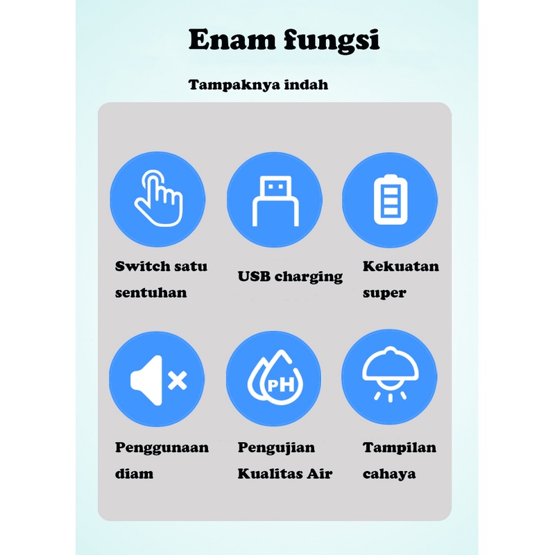 Pompa Galon Elektrik Dengan Monitor Kualitas Air / Pompa Air Listrik / Pompa Air Otomatis Rechargeable USB / Pompa Air Otomatis Untuk Air Laras Dengan Deteksi