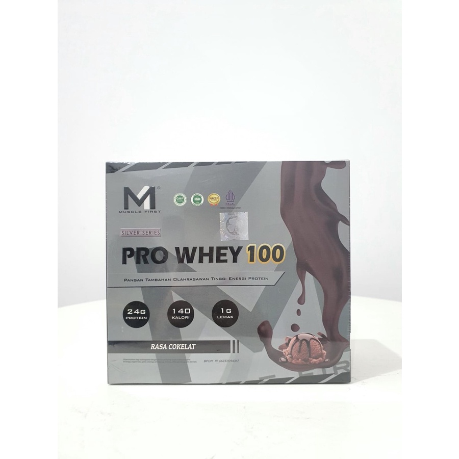 M1 PRO WHEY 100 Muscle First 400 gram 10 Sachet Whey Protein