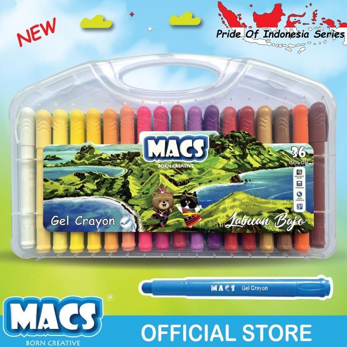 

Gel Crayon 36 Warna Colors