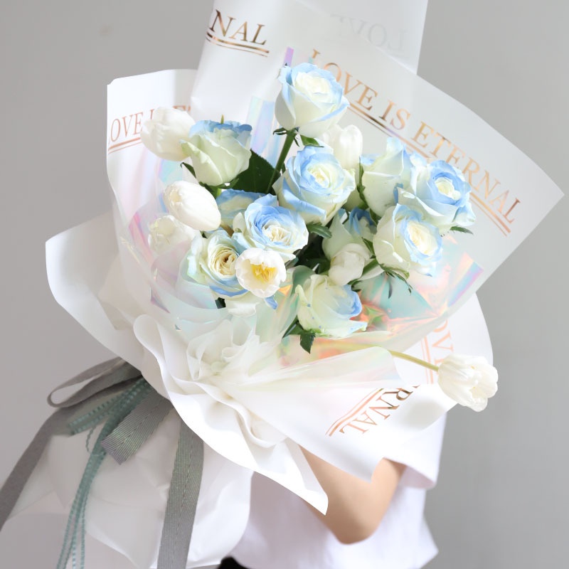 Flower Wrapping / Kertas Bunga / Flower Paper Cellophane PASTEL DOFF / Matte KB6204