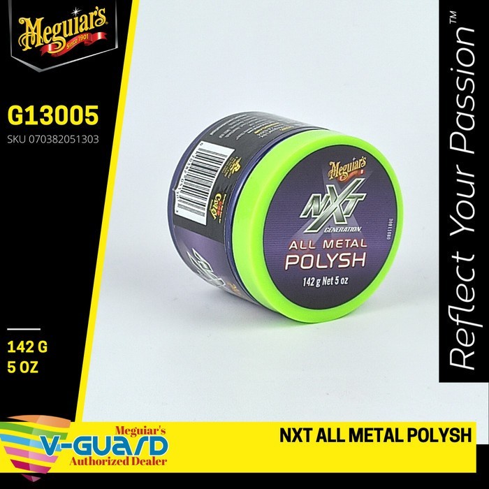 FREE ONGKIR MEGUIARS - MEGUIAR'S NXT ALL METAL POLYSH 142 GR - METAL CHROME POLISH FREE ONGKIR