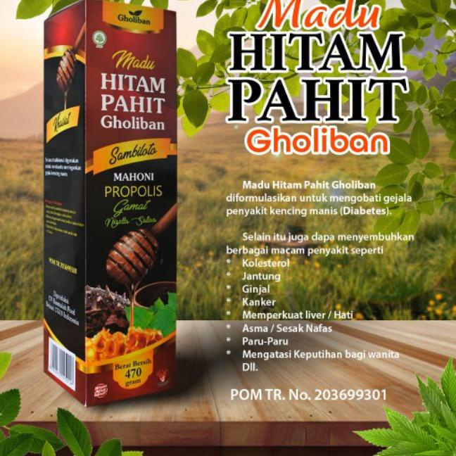 

✵ Hitam Pahit Insuline Gholiban Extra Propolis Gamat Gold 470gr ●