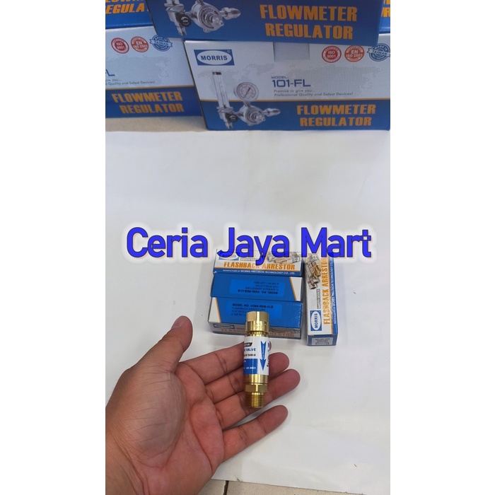 Morris Flashback Arrestor For Regulator Oxygen Ha288-Rgb-Ulb / Oksigen Termurah
