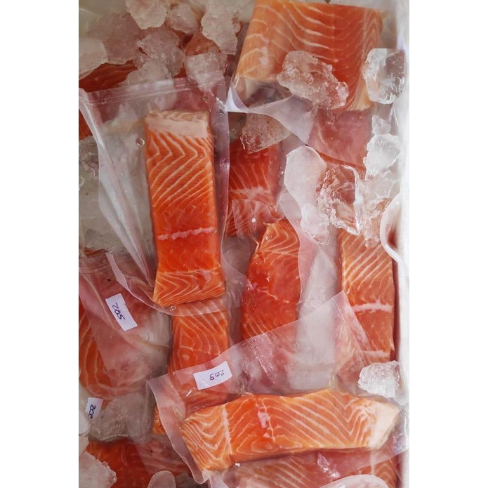 

frozen salmon