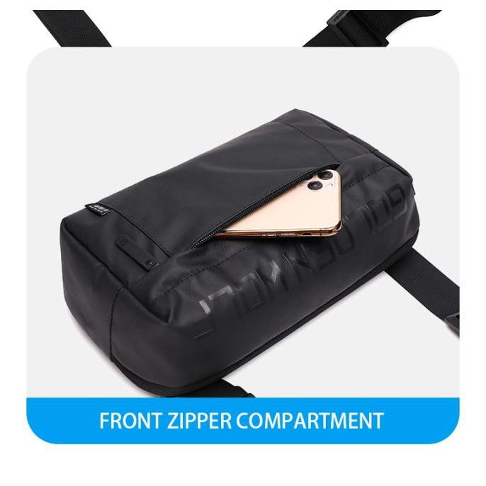 SL095 - CHEST BAG WATERPROOF TAS SELEMPANG DISTRO PRIA SLING BAG