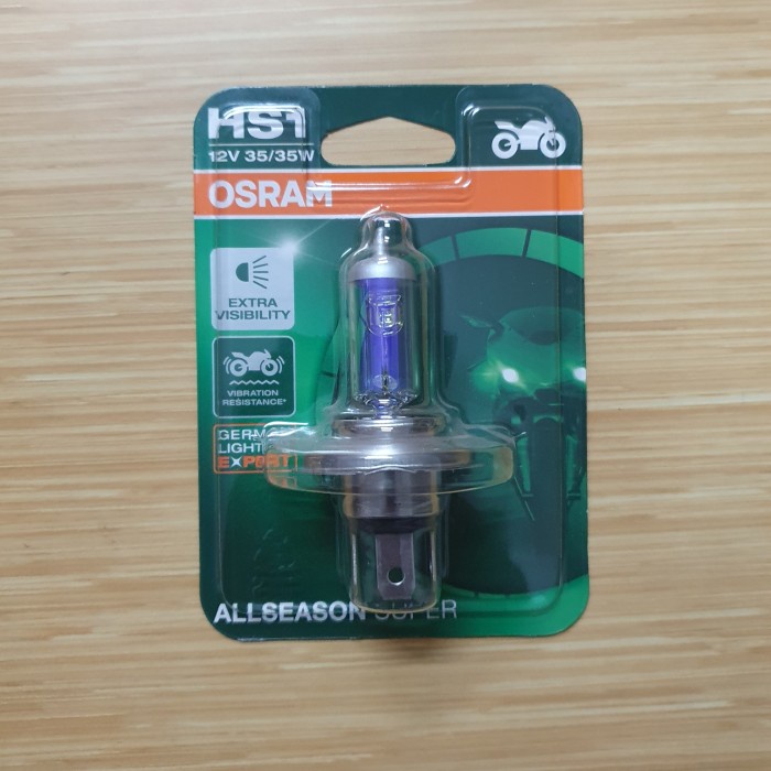 Bohlam / Lampu Depan Motor Halogen HS1 OSRAM All Season 35W
