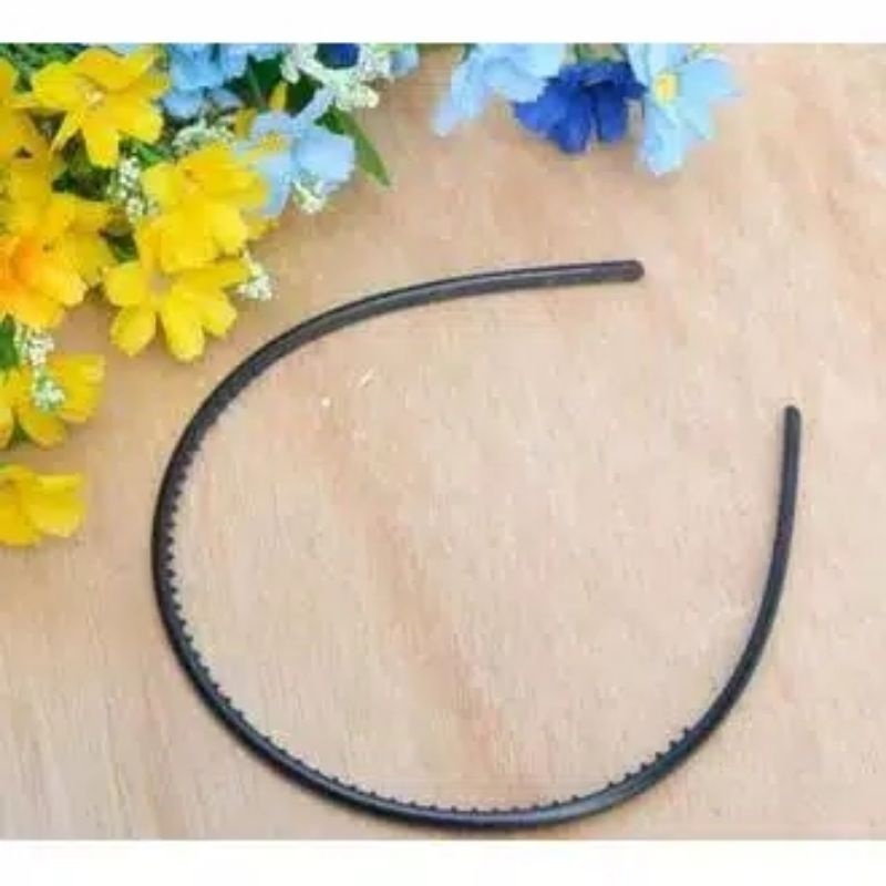 Bando Hitam / Bando Plastik Polos / Bando Pria Dan Wanita / Bando Rambut Termurah