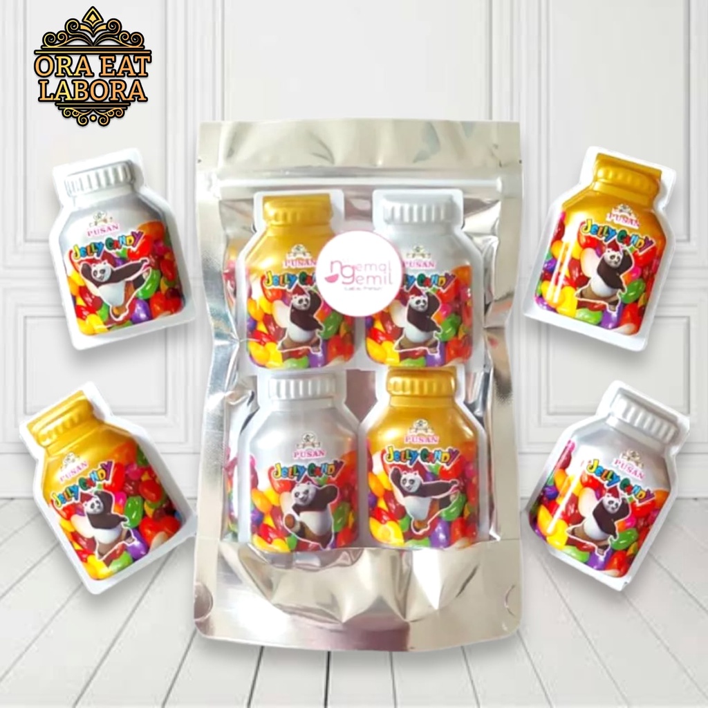 

Jelly Candy Bottle Permen Jeli Botol Lucu Kualitas Premium - Ora Eat Labora