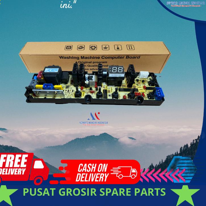 ❋ Modul pcb mesin cuci sanyo Aqua AQW-89XTF AQW 89XTF AQW89XTF ( S-6001 ) ❋