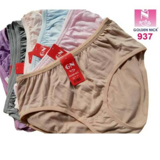 6 PCS CELANA DALAM WANITA GOLDEN NICK 937/ CANCUT IBU IBU KATUN/CD WANITA / SEMPAK WANITA/CANGCUT