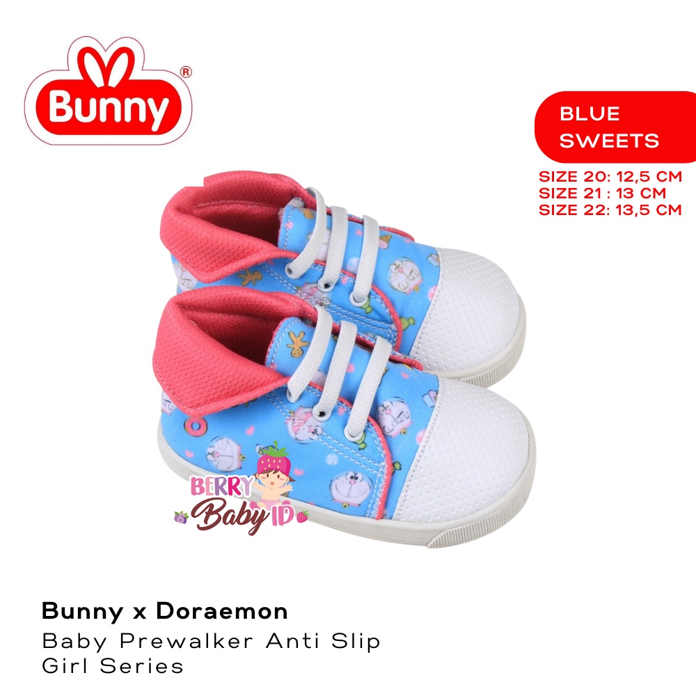 Lusty Bunny Sepatu Bayi Doraemon Baby Prewalker Anti Slip Girl Series Berry Mart