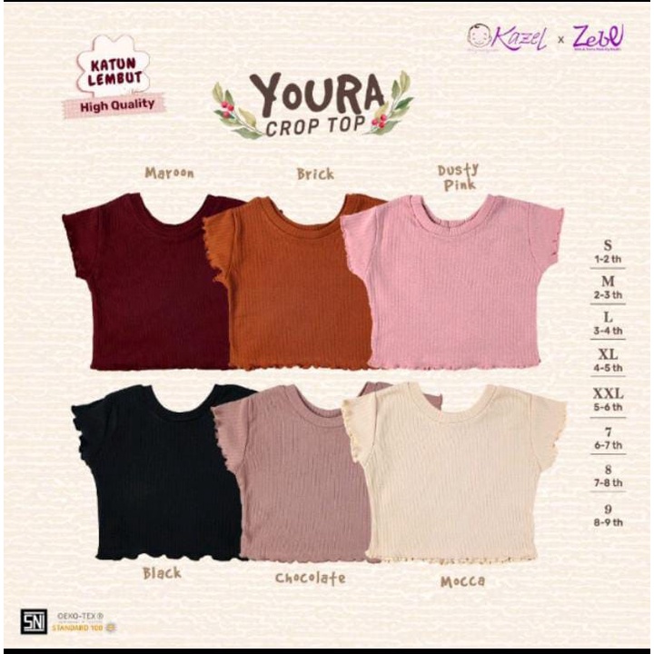 Kazel Youra Crop Top Girl ( KZL-YCT )