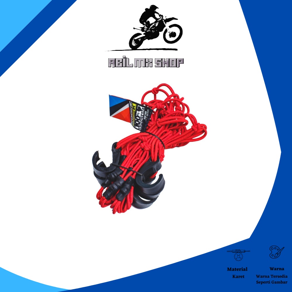 JARING MOTOR PREMIUM KAMBING GUNUNG ROOKIE JARING HELM TAS