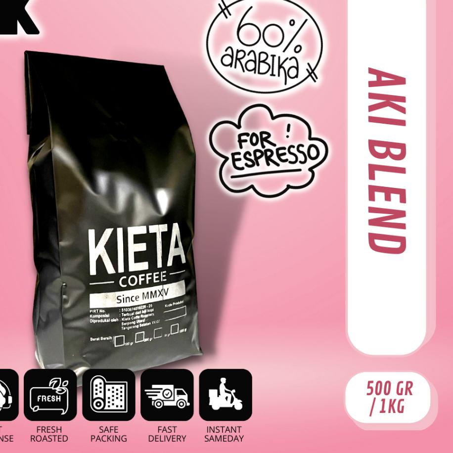 

♬ Biji Kopi Aki Espresso Blend 1kg ♦