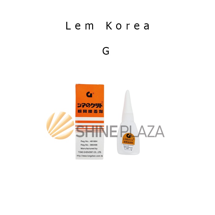 

Lem Korea G Original - Lem Serbaguna Super Glue Tetes Epotec Cair Alteco