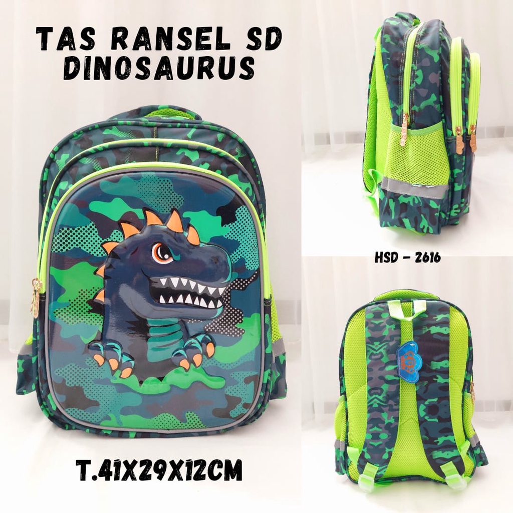 Tas Ransel Anak Laki-laki TK &amp; SD Timbul Kualitas Premium