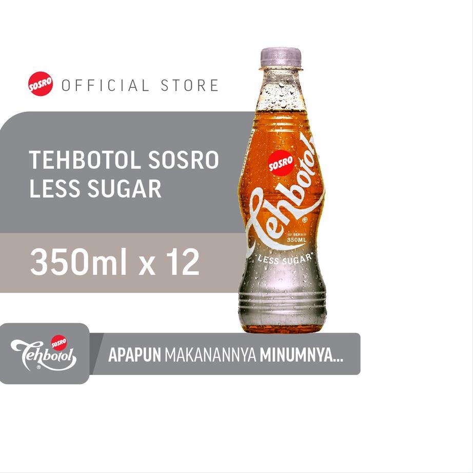 

☜ Tehbotol Sosro pet Less Sugar 350ml isi 12 Pcs ➸