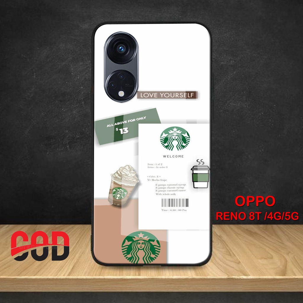 [G37]  CASE OPPO RENO 8T 4G - OPPO RENO 8T 5G - SOFTCASE GLASS KACA OPPO RENO 8T 4G - OPPO RENO 8T 5