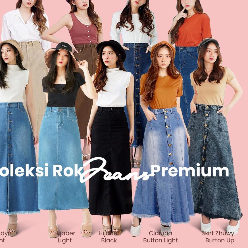 ♜ Rok Panjang Kombinasi - Rok Long Hijaber KOMBINASI ♚