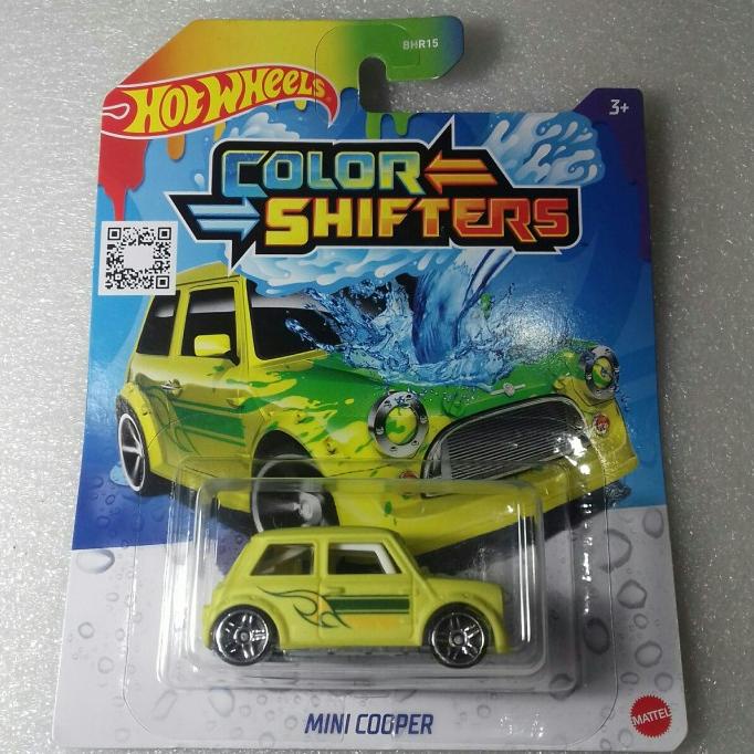 HOT WHEELS MINI COOPER. COLOR SHIFTER SERIES. COLLECTIBLE ITEM. ANTIK