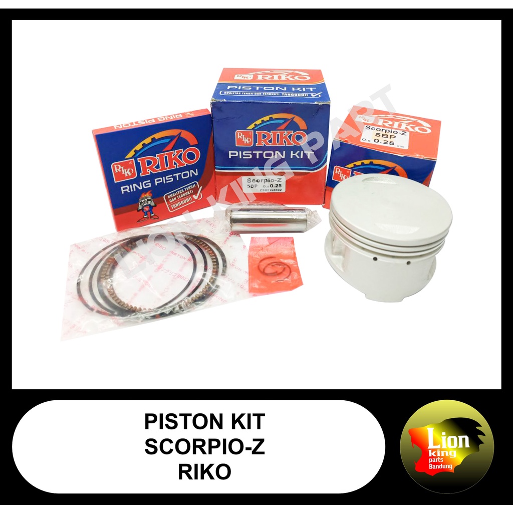 PISTON KIT RIKO SCORPIO-Z SCORPIO Z OS STD SAMPAI 200