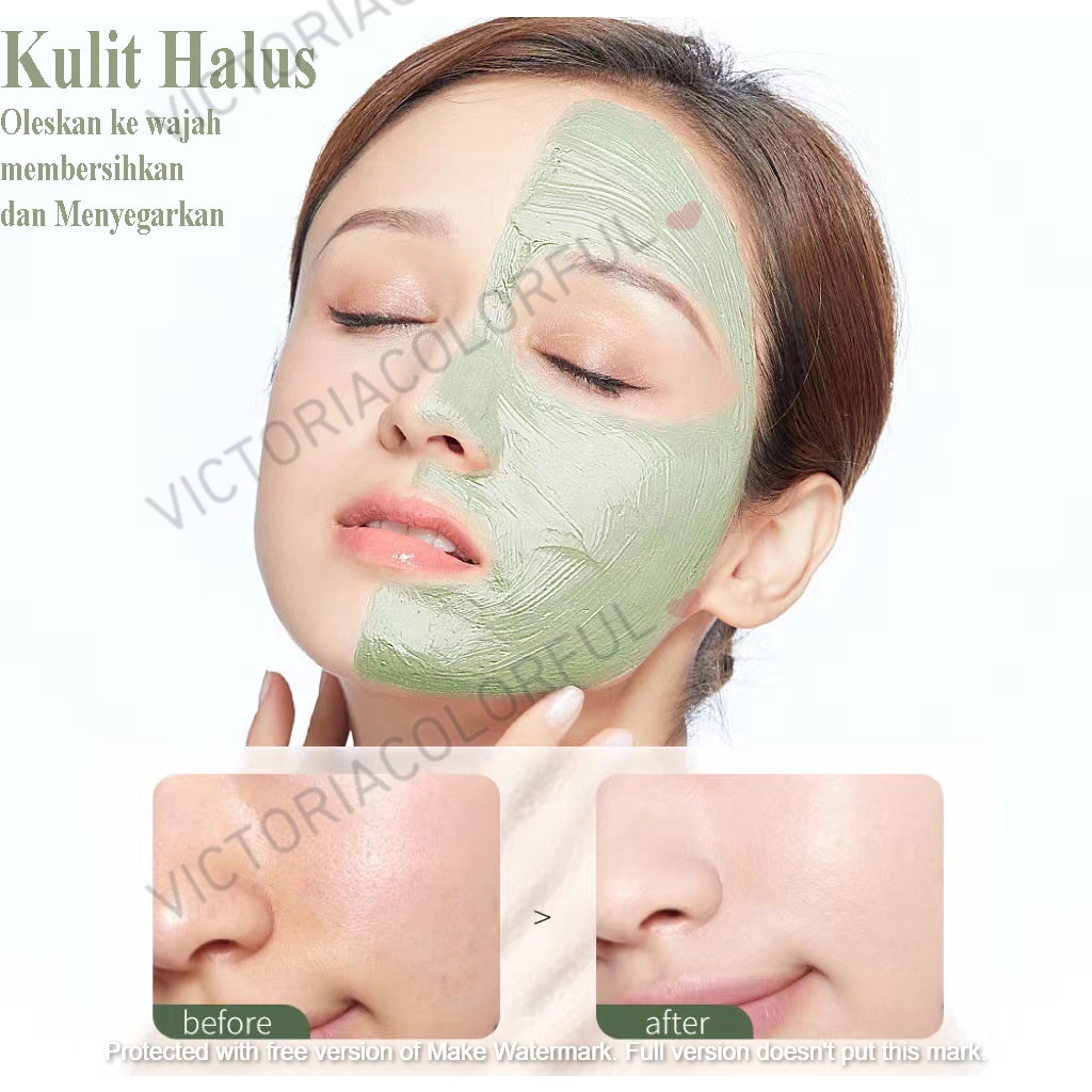 LIFTHENG Salicylic Acid MUD MASK MASKER WAJAH MASKER LUMPUR TERJANGKAU ( Menghilangkan noda, mengecilkan pori-pori, menghaluskan kulit, membersihkan komedo, membersihkan jerawat, menyegarkan kulit )